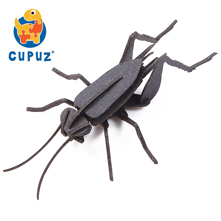 3D Insect Paper Model Cricket Animal Assembly Model Paper Crafts 3D Puzzle DIY Toys Gifts for Kids and Adults Teens Boys Girl