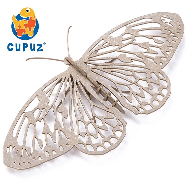 3D Insect Paper Model Butterfly Assembly Model Paper Crafts 3D Puzzle DIY Toys Gifts for Kids and Adults Teens Boys Girl
