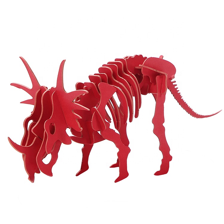 Wholesale Dinosaur Skeleton Animals 3D Puzzle DIY Craft Kit for Adults and Kids -  Cool Dinosaur Skeleton Model Paper Craft