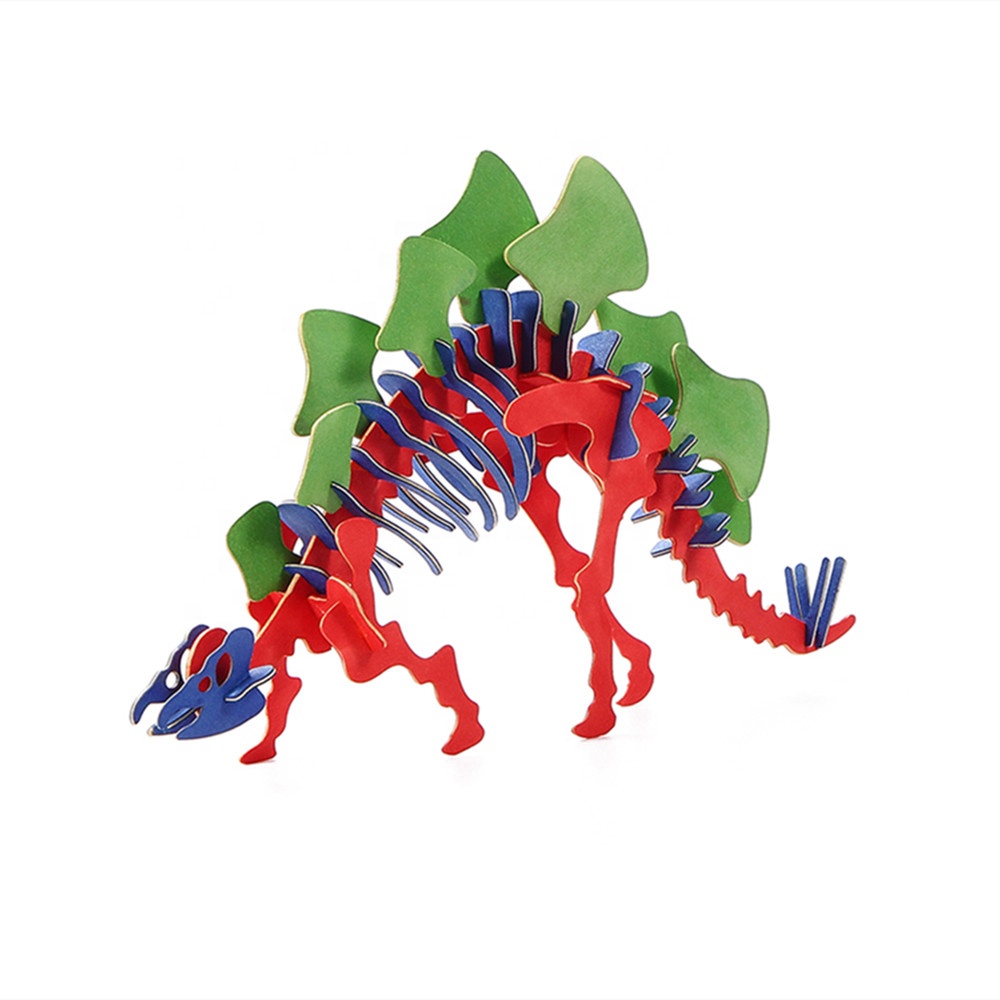 3D Paper Animal Handmade Crafts Dinosaur Skeleton DIY Puzzle Model 3d Painting Toys Sets for Kids and Adults Teens Boys Girl