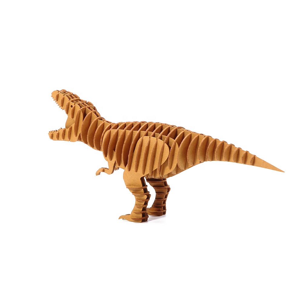 2024 New Design DIY Dinosaur Paper Puzzle Model Toys Papercraft World 3D T-Rex Puzzle Tyrannosaurus rex Kits for Kid&Adults