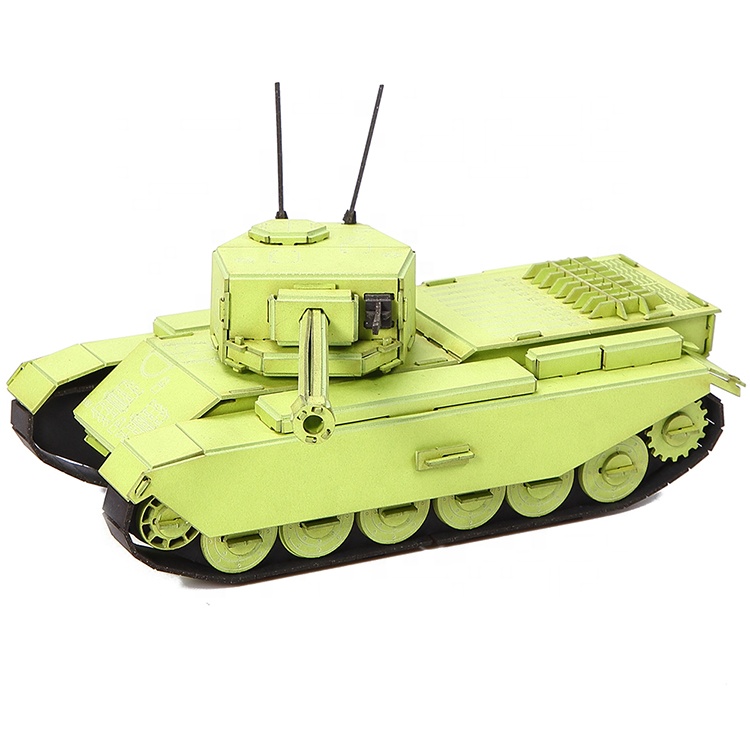 3D Army Tank Models Kit Car Papercraft Toys Mini Army Toy Tank Play set for Kids&Adult Boys