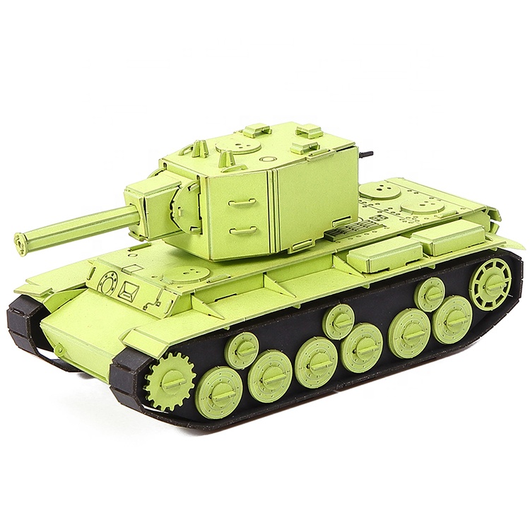Wholesale DIY 3D Laser Cut Tank Puzzle Assembling Model Craft Kits Cool Stem Gift for Kids,Teenage  and Adult Art Projects