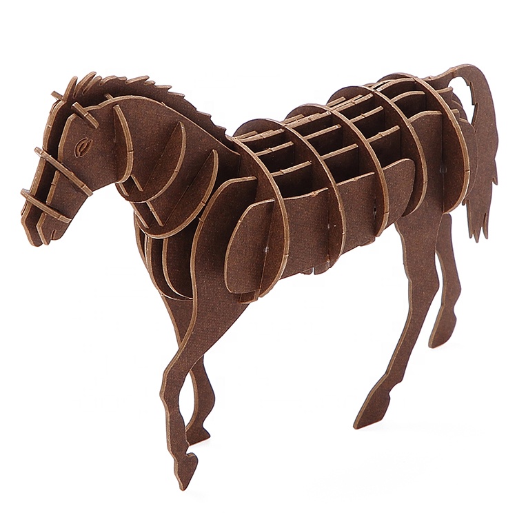 High Quality Paper Craft DIY 3D Puzzle Educational Toy For Kids