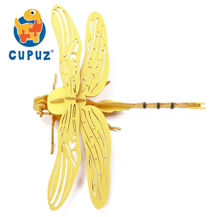 3d Paper Insect Models Dragonfly 3d paper insect model puzzle craft