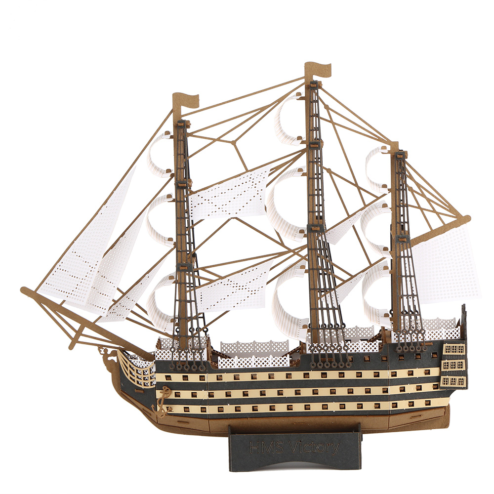 Hms Victory Diy 3d Ship Paper Model Puzzle Diy Construction Toy