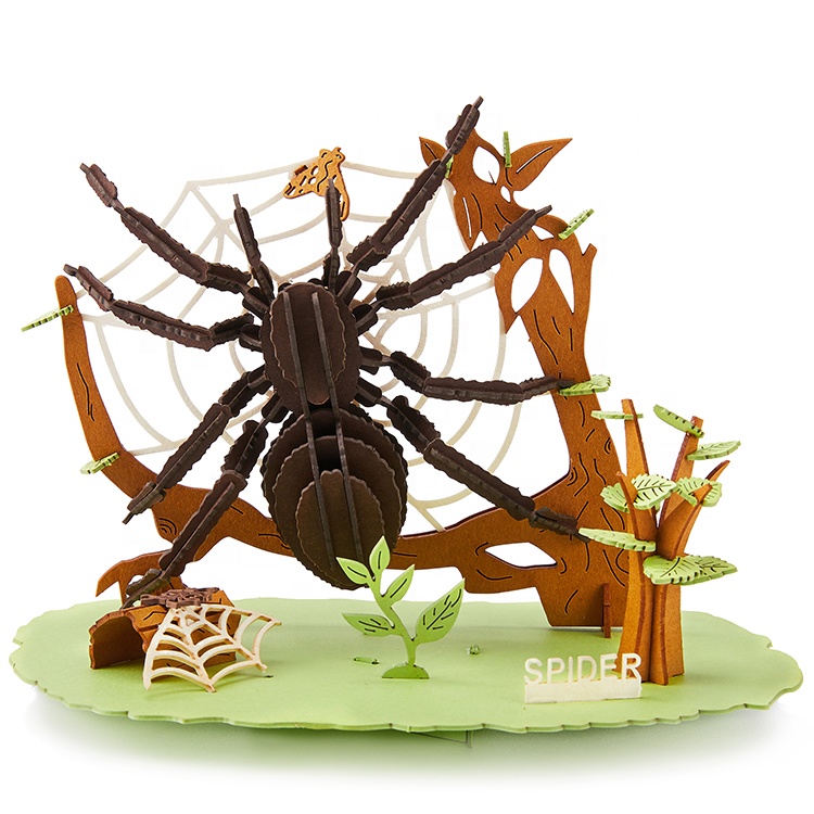High Quality Paper Craft DIY 3D Puzzle Educational Toy For Kids