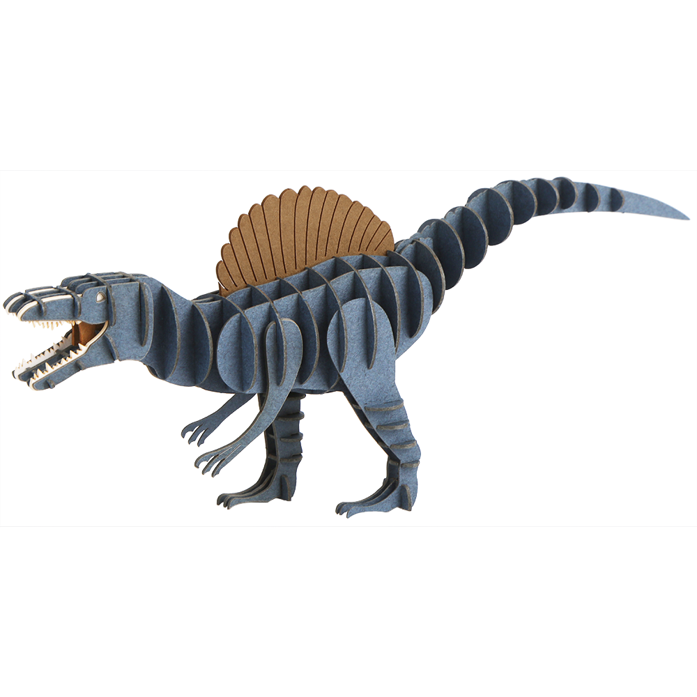 CUPUZ New DIY Dinosaur Paper Puzzle Model Toys Papercraft World 3D Spinosaurus Puzzle Spinomon Kits for Kid&Adults