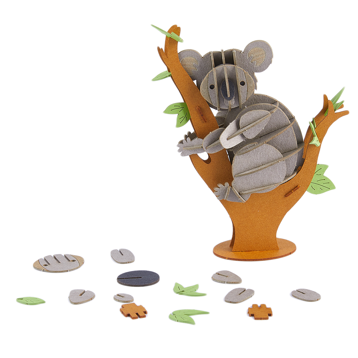 CUPUZ Custom 3D Paper Koala Puzzle DIY Educational Assembly Toy Kids Adults Desktop Decor Gift Souvenir