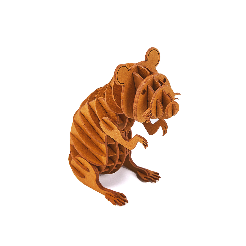 CUPUZ Custom 3D Paper Hamster Puzzle DIY Educational Assembly Toy Kids Adults Desktop Decor Gift Souvenir