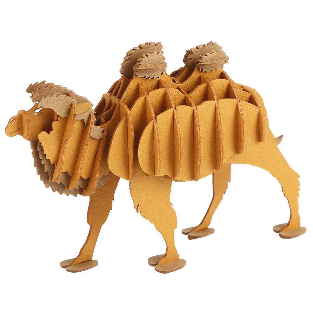 CUPUZ Custom 3D Paper Camel Puzzle DIY Educational Assembly Toy Kids Adults Desktop Decor Gift Souvenir