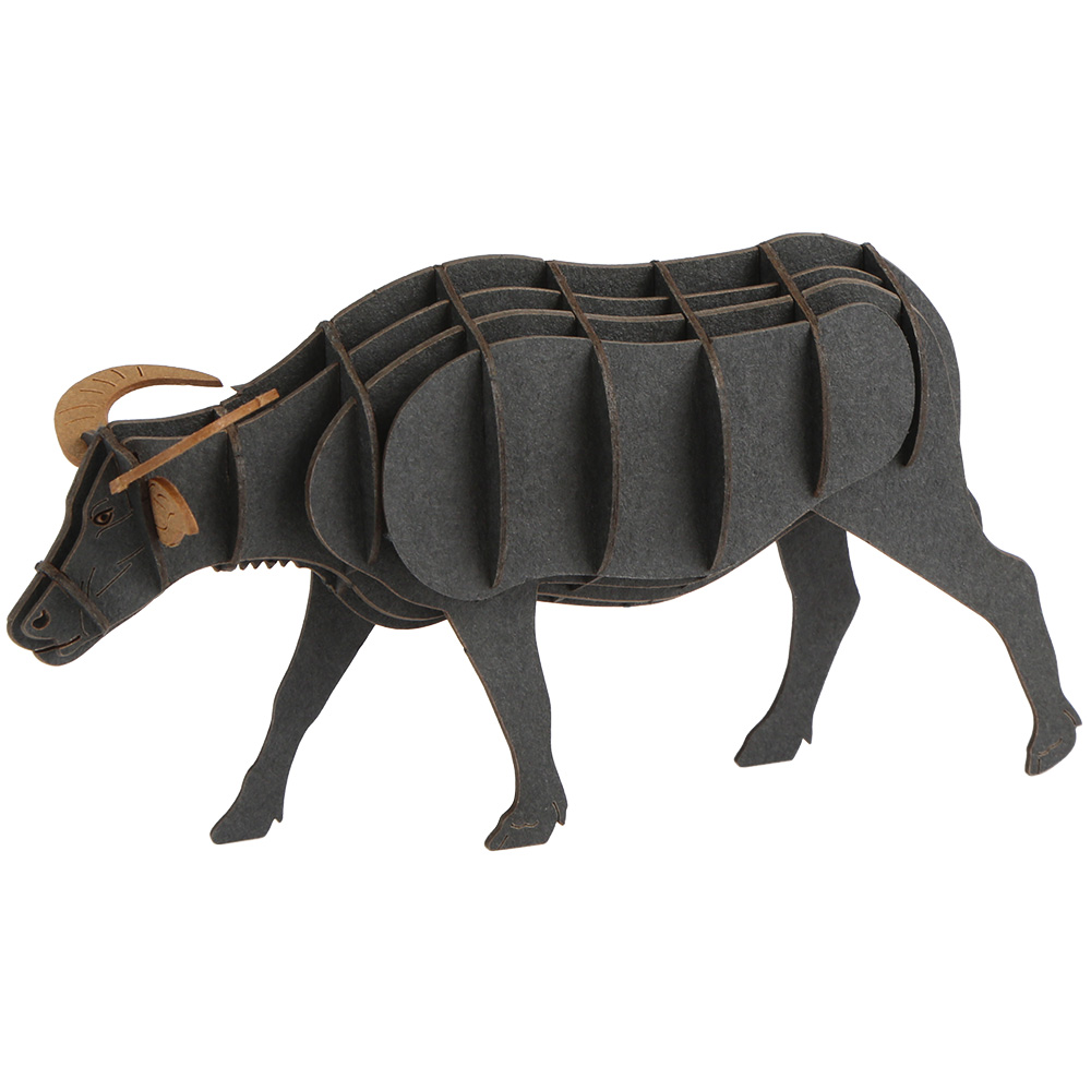 CUPUZ Custom 3D Paper Cattle Puzzle DIY Educational Assembly Toy Kids Adults Desktop Decor Gift Souvenir