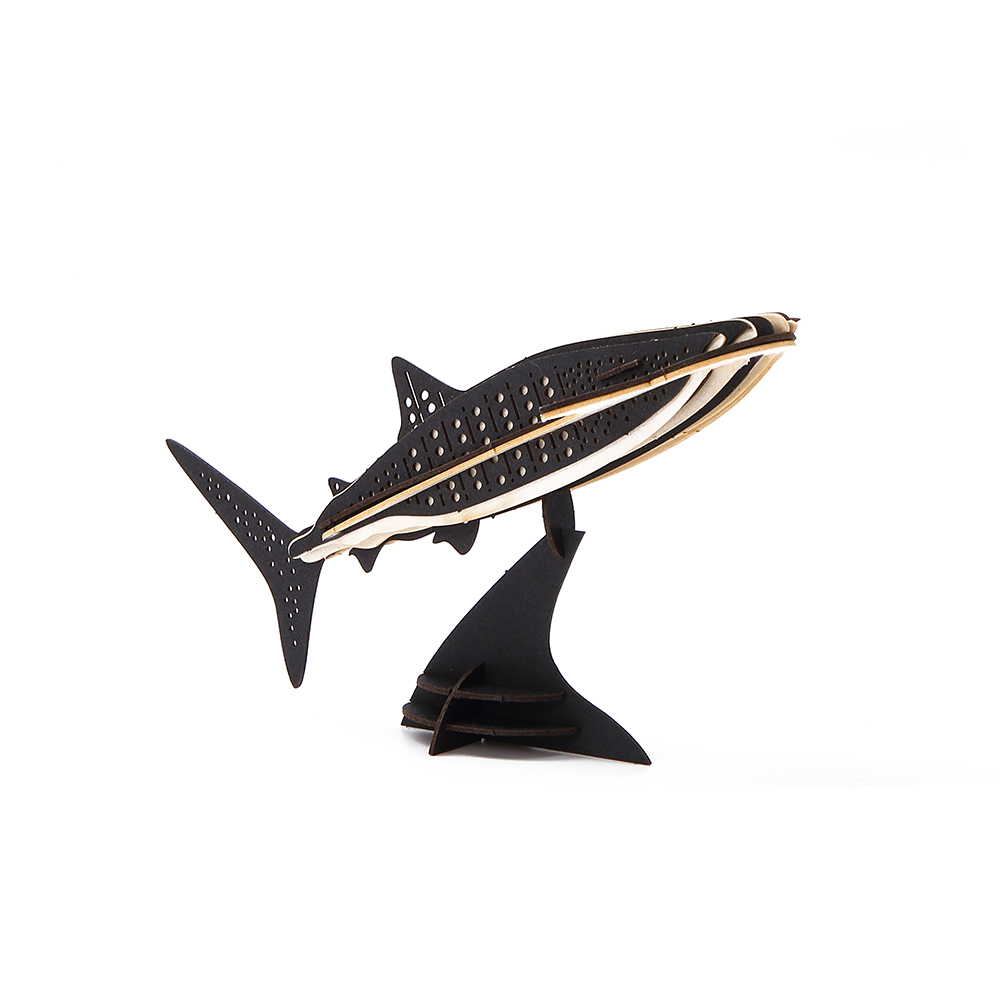 CUPUZ Custom 3D Paper Whale shark Puzzle DIY Educational Assembly Toy Kids Adults Desktop Decor Gift Souvenir